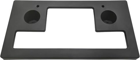 Front Bumper License Plate Frame Mounting Bracket Tag Holder Fits for 2004-2015 Nissan Titan Textured Black Replace 962107S000 NI1068148 in Kuwait