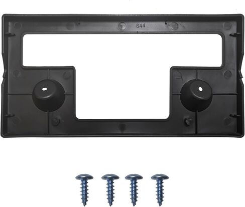 Front Bumper License Plate Frame Mounting Bracket Tag Holder Fits for 2004-2015 Nissan Titan Textured Black Replace 962107S000 NI1068148 in Kuwait