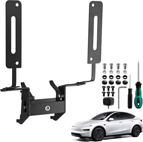 حامل لوحة الترخيص الأمامي من EYPINS لملحقات Tesla Model 3 Highland Refresh 2024 2025 - إطار لوحة ترخيص من سبائك الألومنيوم بدون حفر/لاصق، مضاد للسرقة، بدون فقدان، أسود in Kuwait