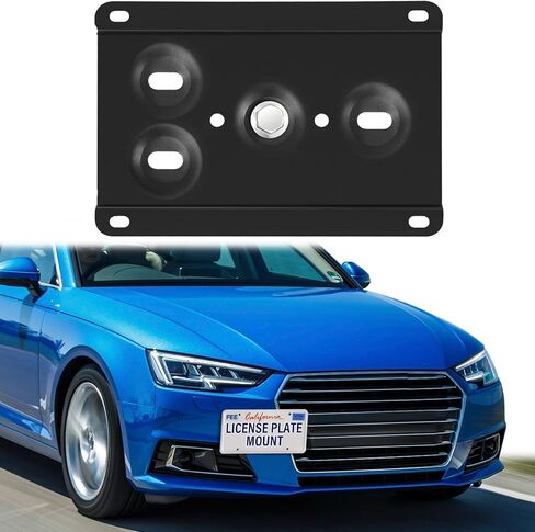 Heavy-Duty No-Drill Front License Plate Bracket – Anti-Theft License Plate Holder Compatible with Jeep 2015-up Renegade Latitude Sport Limited (Except Trailhawk) in Kuwait