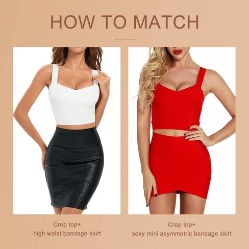المرأة تانك الأعلى Bodycon ضمادة المحاصيل الأعلى in Kuwait