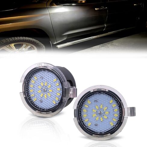 Nilight Side Mirror Marker Light Switchback White Parking Amber Turn Signals Light Smoked Lens Plug and Play Compatible With Ford F150 Raptor Expedition 2006-2008 Lincoln Mark LT in Saudi Arabia