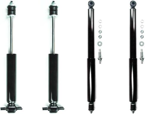 Shocks, Set of 4 Front-Rear Shock Absorber Kit Replacement fits Chevrolet One-Fifty Series 1957 4.6L V8, fits Chevrolet Bel Air 1955 1956 1957 3.9L l6 in Kuwait