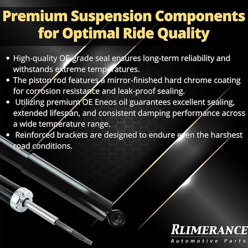 Shocks, Set of 4 Front-Rear Shock Absorber Kit Replacement fits Chevrolet One-Fifty Series 1957 4.6L V8, fits Chevrolet Bel Air 1955 1956 1957 3.9L l6 in Kuwait