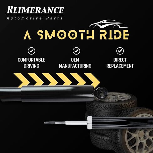 Shocks, Set of 4 Front-Rear Shock Absorber Kit Replacement fits Chevrolet One-Fifty Series 1957 4.6L V8, fits Chevrolet Bel Air 1955 1956 1957 3.9L l6 in Kuwait