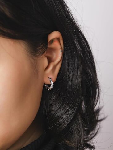 HAQUIL Nautical Ocean Octopus Limb Arm Hoop Earrings, Statement Jewelry Gift for Women in Saudi Arabia