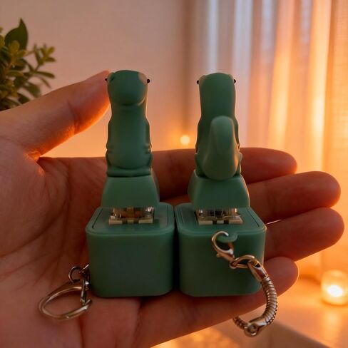 2PC Lizard Button Sound Keychain, Rechargeable Animal Keychains with Sound and Colorful Lights,2026 New Adults Keyboard Clicker Lizards Fidget Keychain, Portable Anxiety Relief Keychain (Lizard) in Saudi Arabia