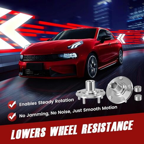 2 Front Wheel Hub Bearing Assembly Compatible with Honda Civic DX EX LX HF Hybrid 2012 2013 2014 2015 1.5L 1.8L L4 Will not Fit 2.4L Si or EX-L Model Replaces OE# 44600-TR0-A00 44600TR0A00 NT510089 in Kuwait