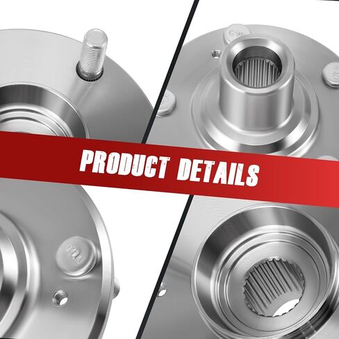 2 Front Wheel Hub Bearing Assembly Compatible with Honda Civic DX EX LX HF Hybrid 2012 2013 2014 2015 1.5L 1.8L L4 Will not Fit 2.4L Si or EX-L Model Replaces OE# 44600-TR0-A00 44600TR0A00 NT510089 in Kuwait
