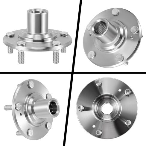 2 Front Wheel Hub Bearing Assembly Compatible with Honda Civic DX EX LX HF Hybrid 2012 2013 2014 2015 1.5L 1.8L L4 Will not Fit 2.4L Si or EX-L Model Replaces OE# 44600-TR0-A00 44600TR0A00 NT510089 in Kuwait