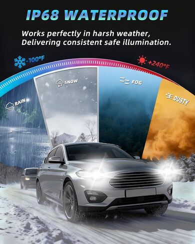مصابيح كهربائية مناسبة لسيارة Chevy Traverse 2013 2014 2015 2016 2017 2018، H7 High Beam H11 مجموعة كومبو مطورة ذات شعاع منخفض، سطوع 400% 6500K أبيض، Plug-N-Play، 4 عبوات in Kuwait
