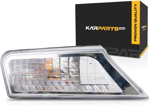 CarLights360 لسيارة جيب ليبرتي بدوره إشارة/ضوء علامة جانبية 2008 09 10 11 2012 جانب الركاب ث/لمبات DOT معتمدة لـ CH2521145 | 57010124AA ؛ in Saudi Arabia