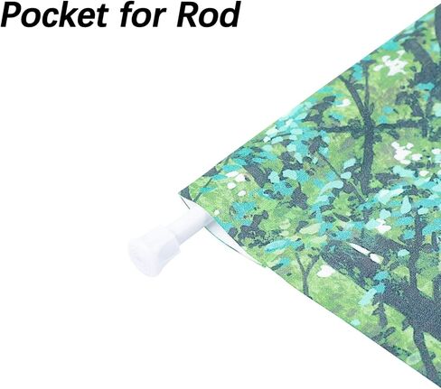 ستارة نورين اليابانية الطويلة للمدخل، ستارة باب الغابات الخضراء، نسيج لعيد القديس باتريك، ديكور المنزل والمطبخ، 33 × 59 بوصة in Kuwait