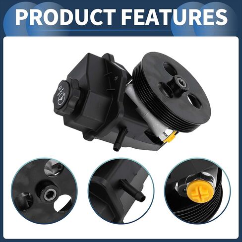 Power Steering Pump W/Pulley and Reservoir for Chevrolet Impala 2006-2010 V6 3.5L Car Power Assist Pump Replace No.88964571 in Saudi Arabia