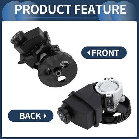 Power Steering Pump W/Pulley and Reservoir for Chevrolet Impala 2006-2010 V6 3.5L Car Power Assist Pump Replace No.88964571 in Saudi Arabia