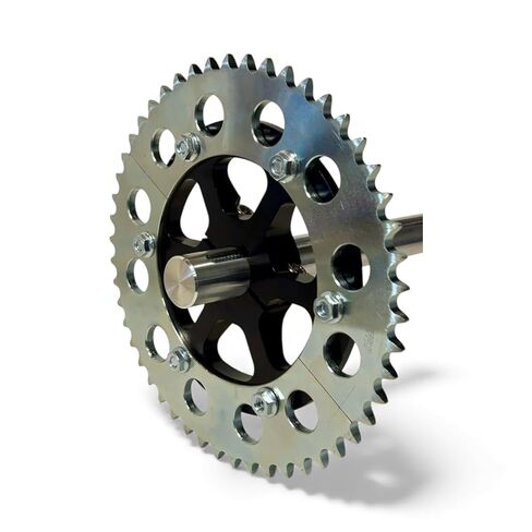 Steel Split Sprockets,420 Pitch for Go Karts and Mini Bikes. (Silver, 420, 40 Tooth) in Saudi Arabia