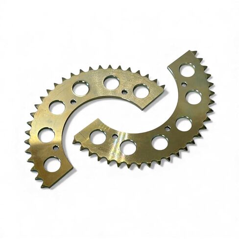 Steel Split Sprockets,420 Pitch for Go Karts and Mini Bikes. (Silver, 420, 40 Tooth) in Saudi Arabia