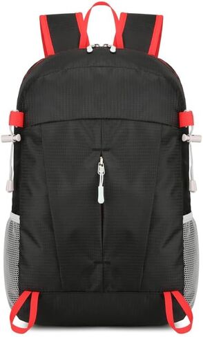 2026 New Model Folding Backpack for Hiking Nylon Unisex Waterproof Climbing Bag Camping Bag Travel Bag Lightweight Black in Saudi Arabia