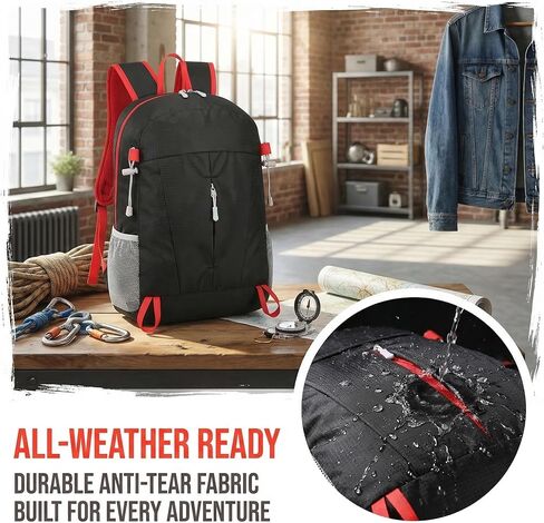 2026 New Model Folding Backpack for Hiking Nylon Unisex Waterproof Climbing Bag Camping Bag Travel Bag Lightweight Black in Saudi Arabia