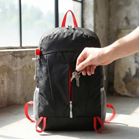 2026 New Model Folding Backpack for Hiking Nylon Unisex Waterproof Climbing Bag Camping Bag Travel Bag Lightweight Black in Saudi Arabia