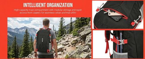 2026 New Model Folding Backpack for Hiking Nylon Unisex Waterproof Climbing Bag Camping Bag Travel Bag Lightweight Black in Saudi Arabia
