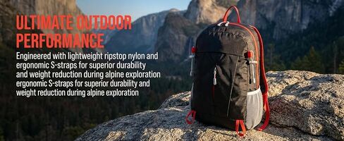 2026 New Model Folding Backpack for Hiking Nylon Unisex Waterproof Climbing Bag Camping Bag Travel Bag Lightweight Black in Saudi Arabia
