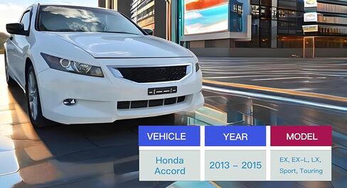 حامل علامة قوس لوحة الترخيص الأمامية لسيارة Honda Accord 2016-2017 سيدان - يستبدل OEM 71145-T3L-A50 - إطار تثبيت ممتص للصدمات شديد التحمل مع مجموعة أدوات (أسود) in Kuwait