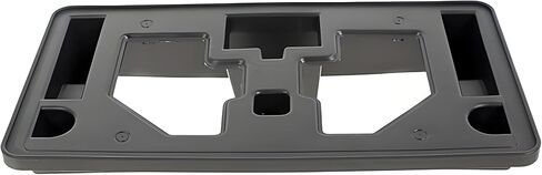 حامل علامة قوس لوحة الترخيص الأمامية لسيارة Honda Accord 2016-2017 سيدان - يستبدل OEM 71145-T3L-A50 - إطار تثبيت ممتص للصدمات شديد التحمل مع مجموعة أدوات (أسود) in Kuwait