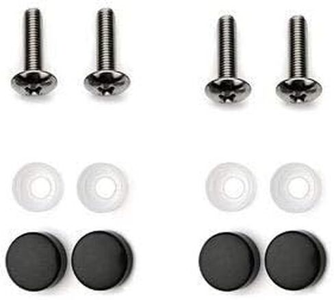 Z License Plate Frame Cover Holder Sport Screws Caps Stainless Steel Compatible with Nissan (1x Black) in Kuwait