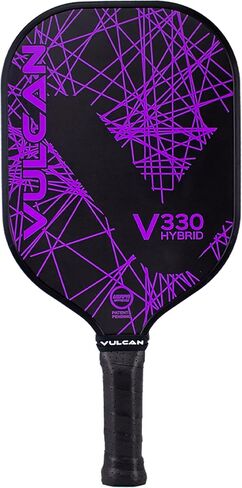 Vulcan | V330 Pickleball Paddle | Hybrid Performance | Polypropylene Core - Fiberglass Surface | USAP Approved | Multiple Colors in Saudi Arabia