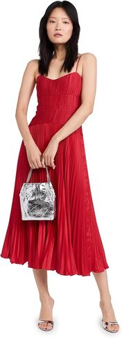 AMUR Women's Cherry Drop Waist Midi Dress in Kuwait