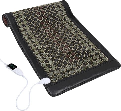 Infrared Heating Pad for Back, Far Infrared Natural Jade Heating Pad, Heating Pads with Travel Bag and Chair Strap, Auto Shut Off, Smart Controller with Memory Function, 15 x 19 inches in Kuwait