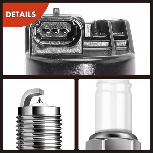 A-Premium Set of 6 Ignition Coil Pack and Platinum Spark Plugs Compatible with Suzuki Verona 2004 & Chevrolet Epica 2004, 2.5L in Saudi Arabia