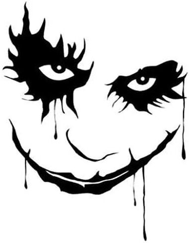 Joker Clown Sticker Graphic - Sticker Decal in Saudi Arabia