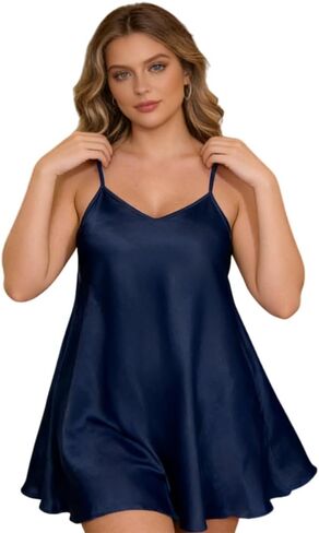 Women's Plus Size Camisole Dress - Open Back Cross Straps Stylish Design in Saudi Arabia