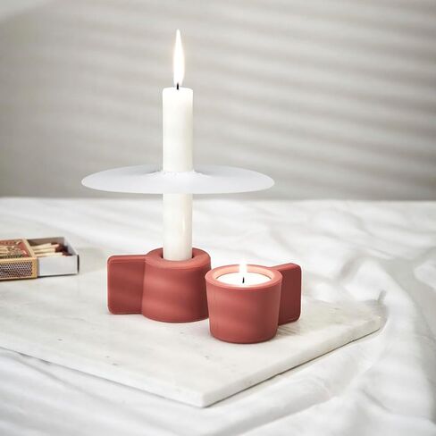 20 عبوة من شموع الكنيسة مع واقيات بالتنقيط لخدمة الوقفة الاحتجاجية على ضوء الشموع التعبدية، صندوق مكون من 20 شمعة، أبيض غير معطر، 5 بوصات ارتفاع × 1/2 بوصة عمق in Kuwait