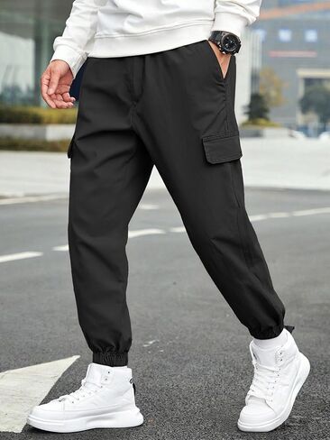 1 Piece Boys' Teenage Retro Casual Street Style Fashion Cargo Pants - Athletic Style, Straight-Leg in Saudi Arabia