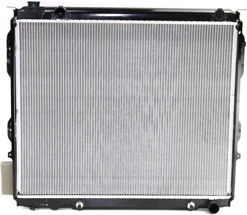 طقم الرادياتير مكون من قطعتين متوافق مع محرك تويوتا تندرا 4.7 لتر V8 موديل 2000-2006 يتضمن مكثف مكيف الهواء in Saudi Arabia