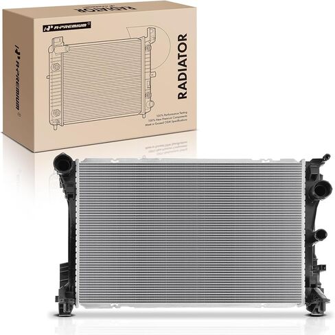 A-Premium Engine Coolant Radiator Compatible with Mercedes-Benz SL400 2015-2016, SL450 2017-2018, SL550 2013-2018, SLK300 2016, SLC300 2017, SLC43 AMG 2017-2018, 2.0L 3.0L 4.7L, Replace# A0995002503 in Saudi Arabia