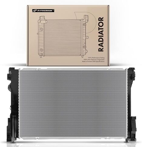 A-Premium Engine Coolant Radiator Compatible with Mercedes-Benz SL400 2015-2016, SL450 2017-2018, SL550 2013-2018, SLK300 2016, SLC300 2017, SLC43 AMG 2017-2018, 2.0L 3.0L 4.7L, Replace# A0995002503 in Saudi Arabia