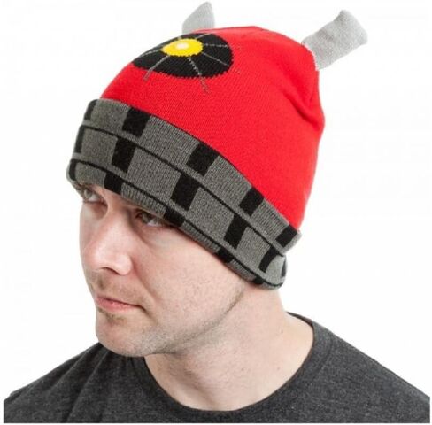 Doctor Who Red Dalek Cuffed Beanie in Kuwait