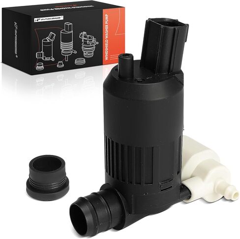A-Premium Front Windshield Washer Pump Compatible with Ford Explorer 2011-2019, Edge, Expedition, Fiesta, Flex, EcoSport, Bronco, Police Interceptor Utility, Taurus X, Transit Connect & Lincoln MKX in Saudi Arabia