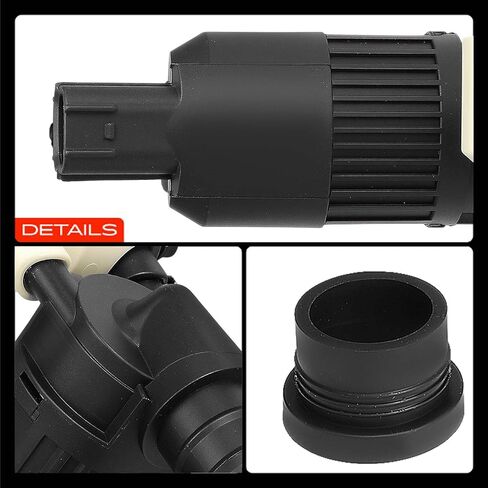 A-Premium Front Windshield Washer Pump Compatible with Ford Explorer 2011-2019, Edge, Expedition, Fiesta, Flex, EcoSport, Bronco, Police Interceptor Utility, Taurus X, Transit Connect & Lincoln MKX in Saudi Arabia