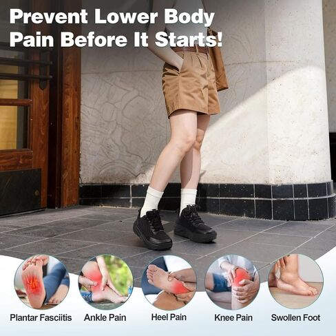 Women's Orthopedic Diabetic Wide Toe Box Running Shoes: Comfortable Arch Support Plantar Fasciitis Orthotic Athletic Sneakers, Casual Work Tennis Walking Shoes for Swollen Feet, Hee & Foot Pain Relief in Saudi Arabia