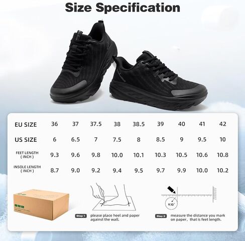 Women's Orthopedic Diabetic Wide Toe Box Running Shoes: Comfortable Arch Support Plantar Fasciitis Orthotic Athletic Sneakers, Casual Work Tennis Walking Shoes for Swollen Feet, Hee & Foot Pain Relief in Saudi Arabia