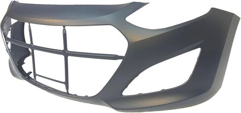 FitParts Compatible With Front Bumper Cover Fascia 2013-2017 Hyundai Elantra CAPA GT Base GL GLS Limited SE L Hatchback 13-17. New, Primed and Ready for Paint. With Fog Light Holes. HY1000196 in Saudi Arabia