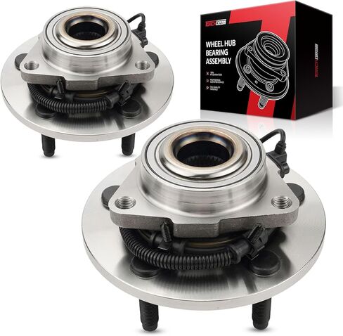 Torchbeam Pair 512357 Rear Wheel Hub Bearing Assembly for 2000-2013 Chevrolet Impala, Pontiac Grand Prix, Buick Century Lacrosse, Chevrolet Monte Carlo Impala Limited, Wheel Bearing 5 Lugs W/ABS in Saudi Arabia