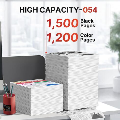 054 Toner Cartridge - MF644cdw MF642cdw Compatible for Canon 054 Toner 054H Work for Canon MF642cdw Toner Cartridges Color imageCLASS MF641Cw MF644Cdw MF641cw Printer (4-Pack, BK/C/M/Y) in Kuwait