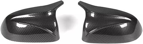 Door Mirror Cover Compatible with G01 X3 G02 X4 G05 X5 G06 X6 G07 X7 Rearview Mirror Caps Side View Mirrors Carbon Fiber Look in Saudi Arabia