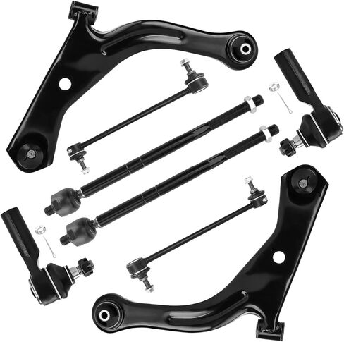 Front Lower Control Arm Suspension Kit Fit for 2005-2009 Ford Escape Mazda Tribute Mercury Mariner with Ball Joint Tie Rods K80400 K80399-8 pcs in Saudi Arabia